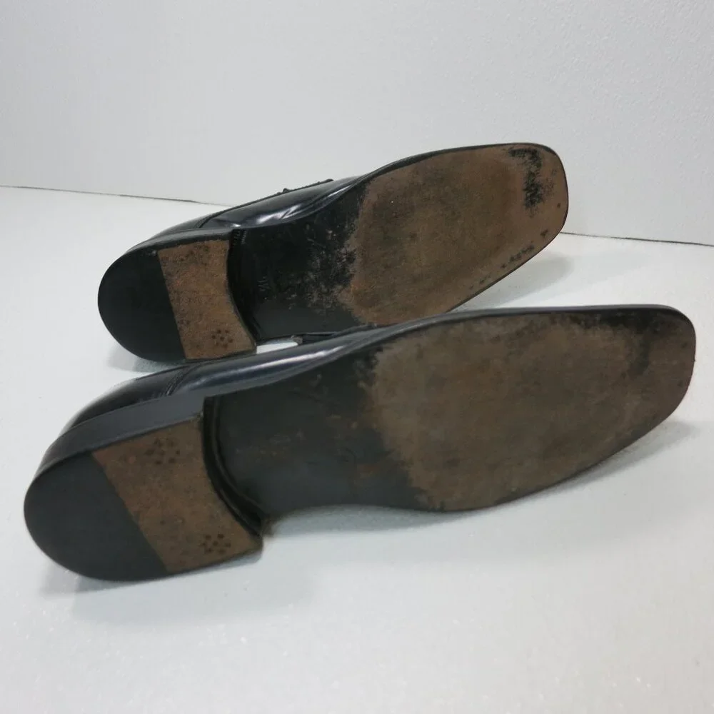 Kenneth Cole New York Horse Bit Leather Dress Loafers Footwear Men's Shoes 9.5